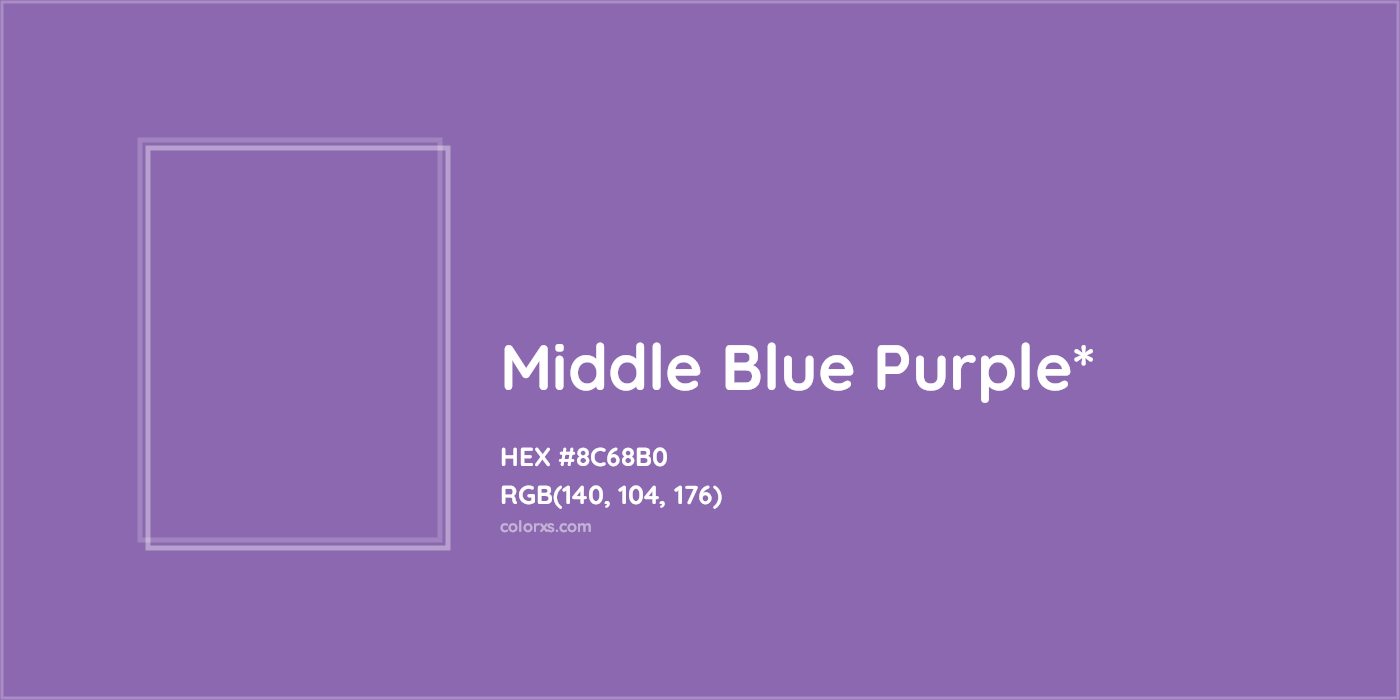 HEX #8C68B0 Color Name, Color Code, Palettes, Similar Paints, Images