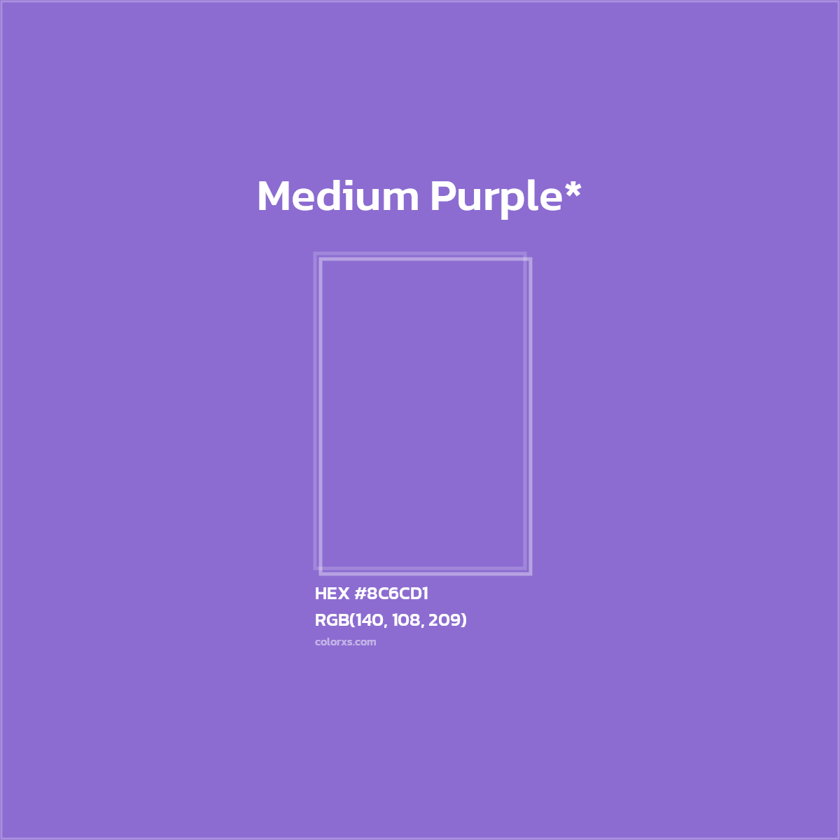 HEX #8C6CD1 Color Name, Color Code, Palettes, Similar Paints, Images