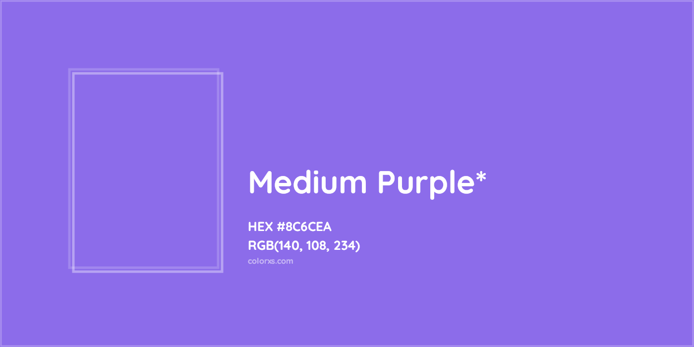 HEX #8C6CEA Color Name, Color Code, Palettes, Similar Paints, Images