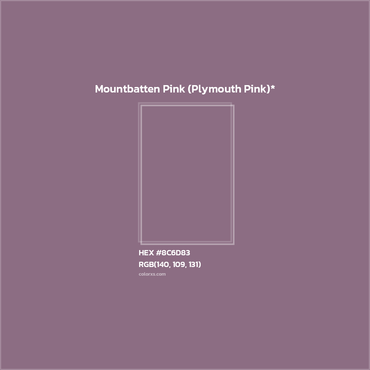 HEX #8C6D83 Color Name, Color Code, Palettes, Similar Paints, Images