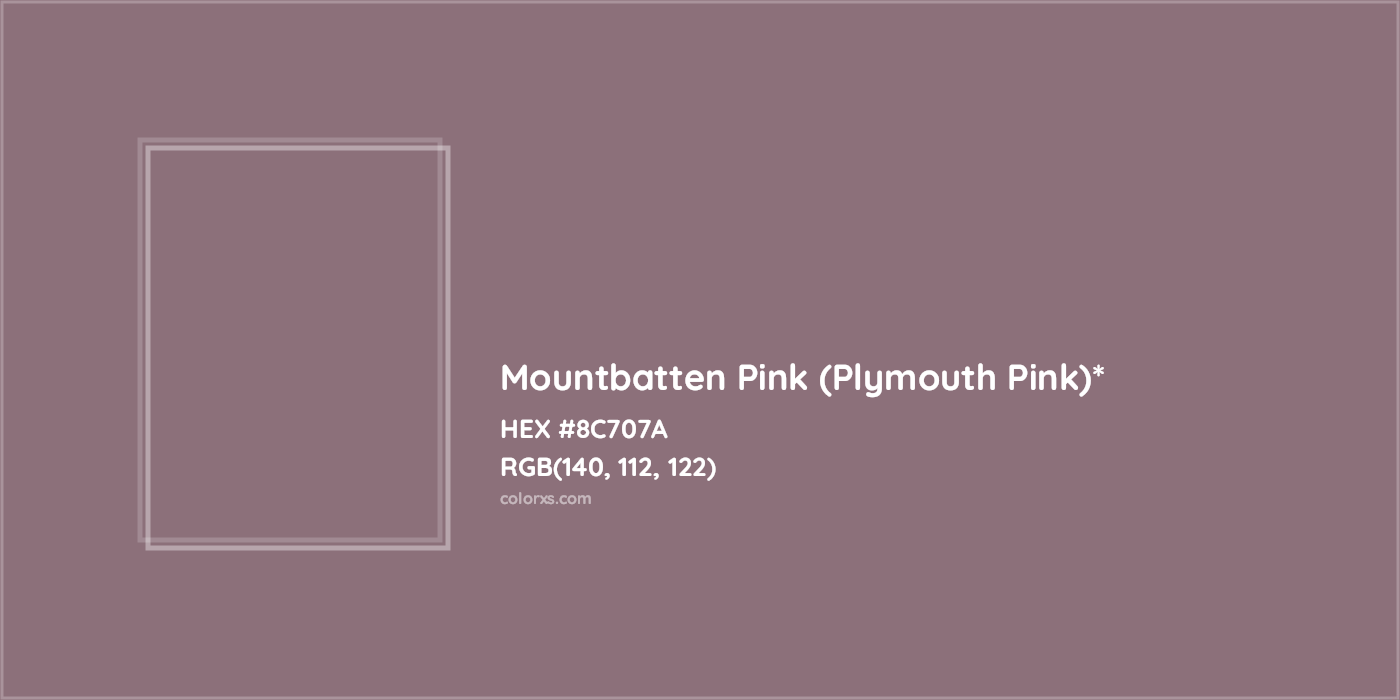 HEX #8C707A Color Name, Color Code, Palettes, Similar Paints, Images