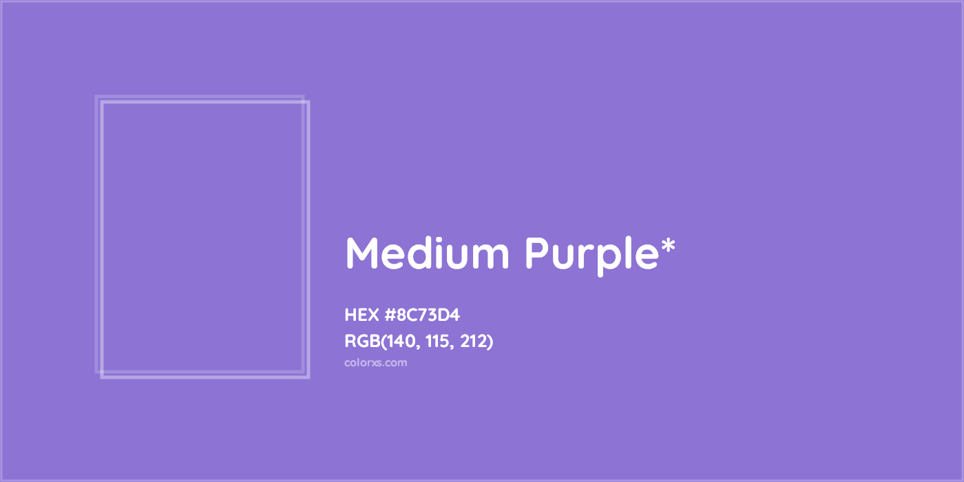 HEX #8C73D4 Color Name, Color Code, Palettes, Similar Paints, Images