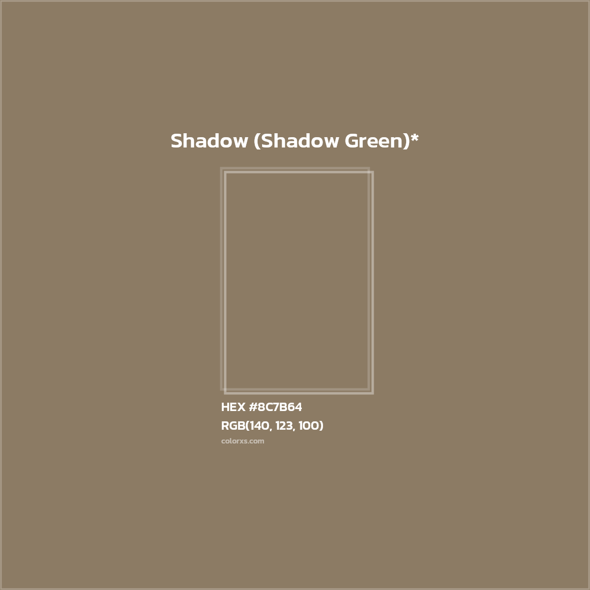HEX #8C7B64 Color Name, Color Code, Palettes, Similar Paints, Images