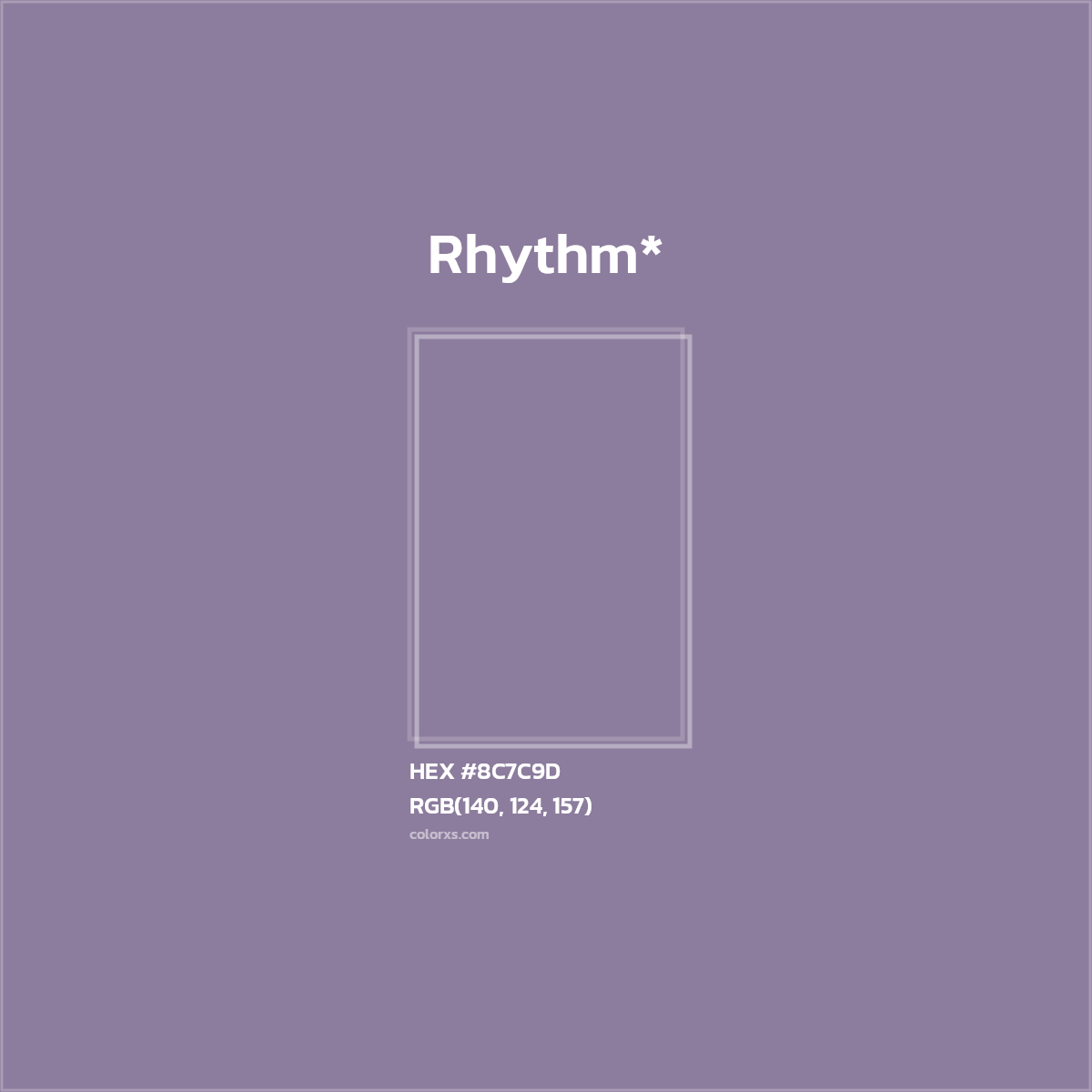 HEX #8C7C9D Color Name, Color Code, Palettes, Similar Paints, Images