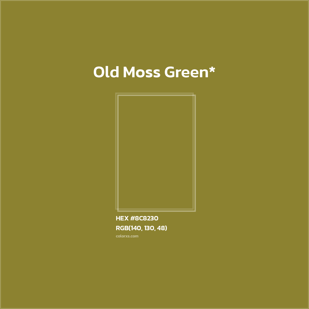 HEX #8C8230 Color Name, Color Code, Palettes, Similar Paints, Images