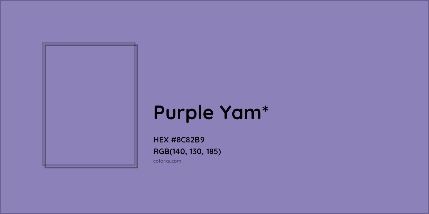 HEX #8C82B9 Color Name, Color Code, Palettes, Similar Paints, Images