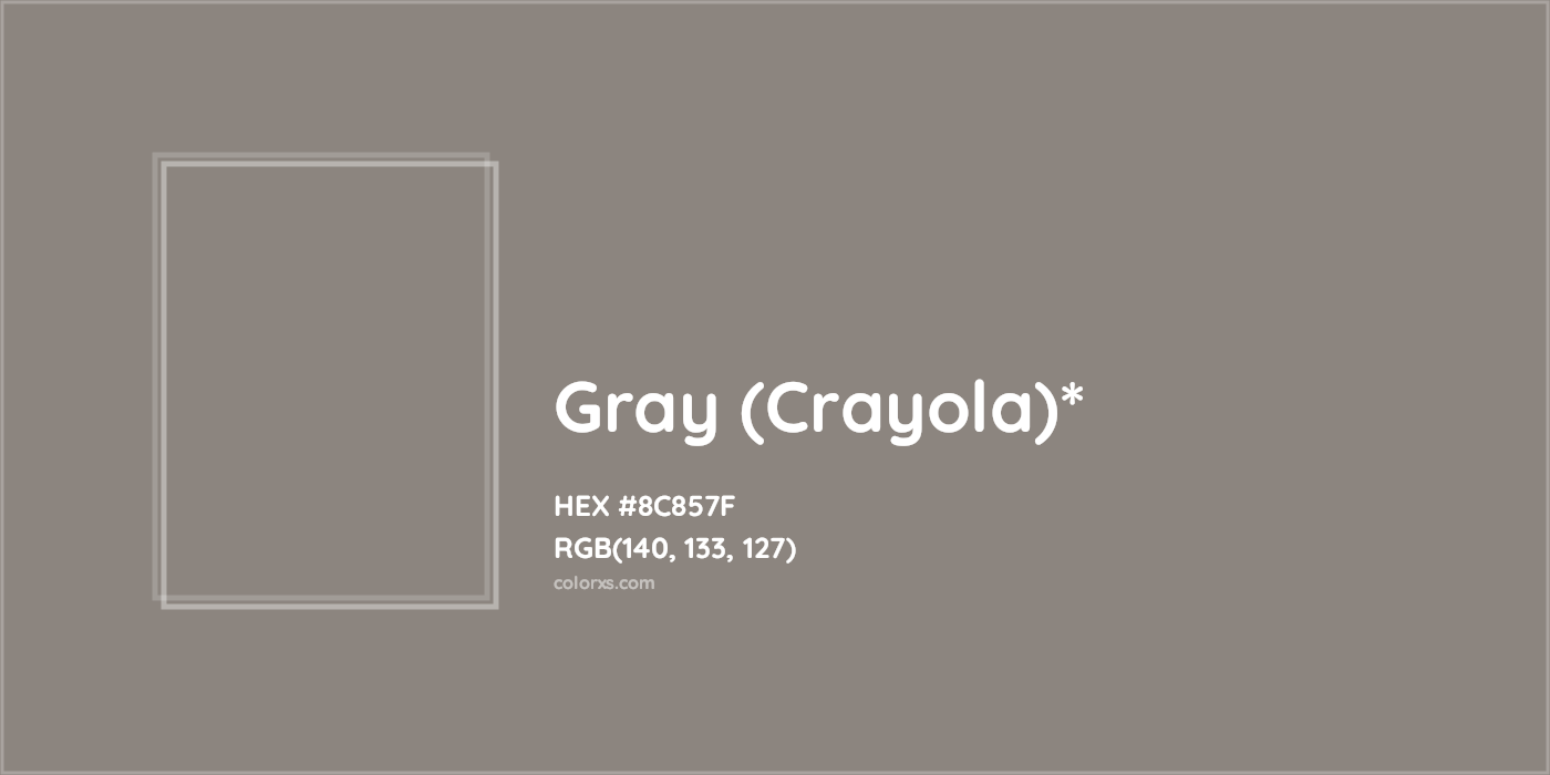 HEX #8C857F Color Name, Color Code, Palettes, Similar Paints, Images