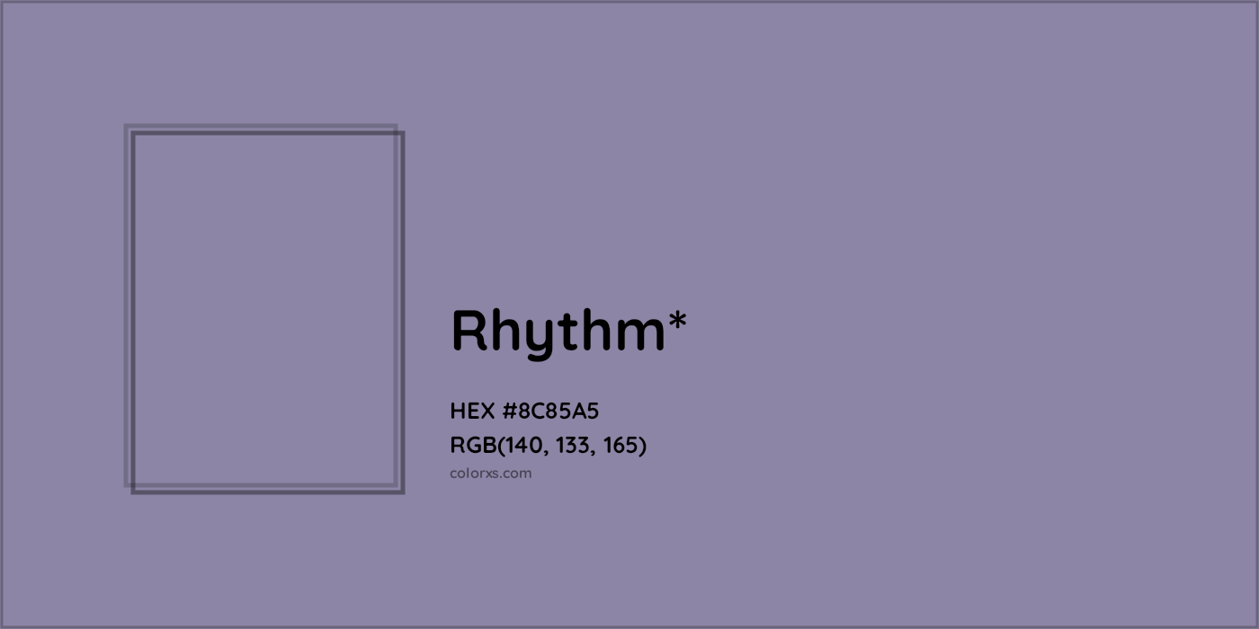 HEX #8C85A5 Color Name, Color Code, Palettes, Similar Paints, Images