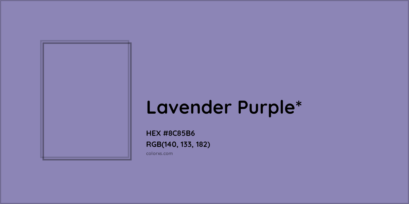 HEX #8C85B6 Color Name, Color Code, Palettes, Similar Paints, Images