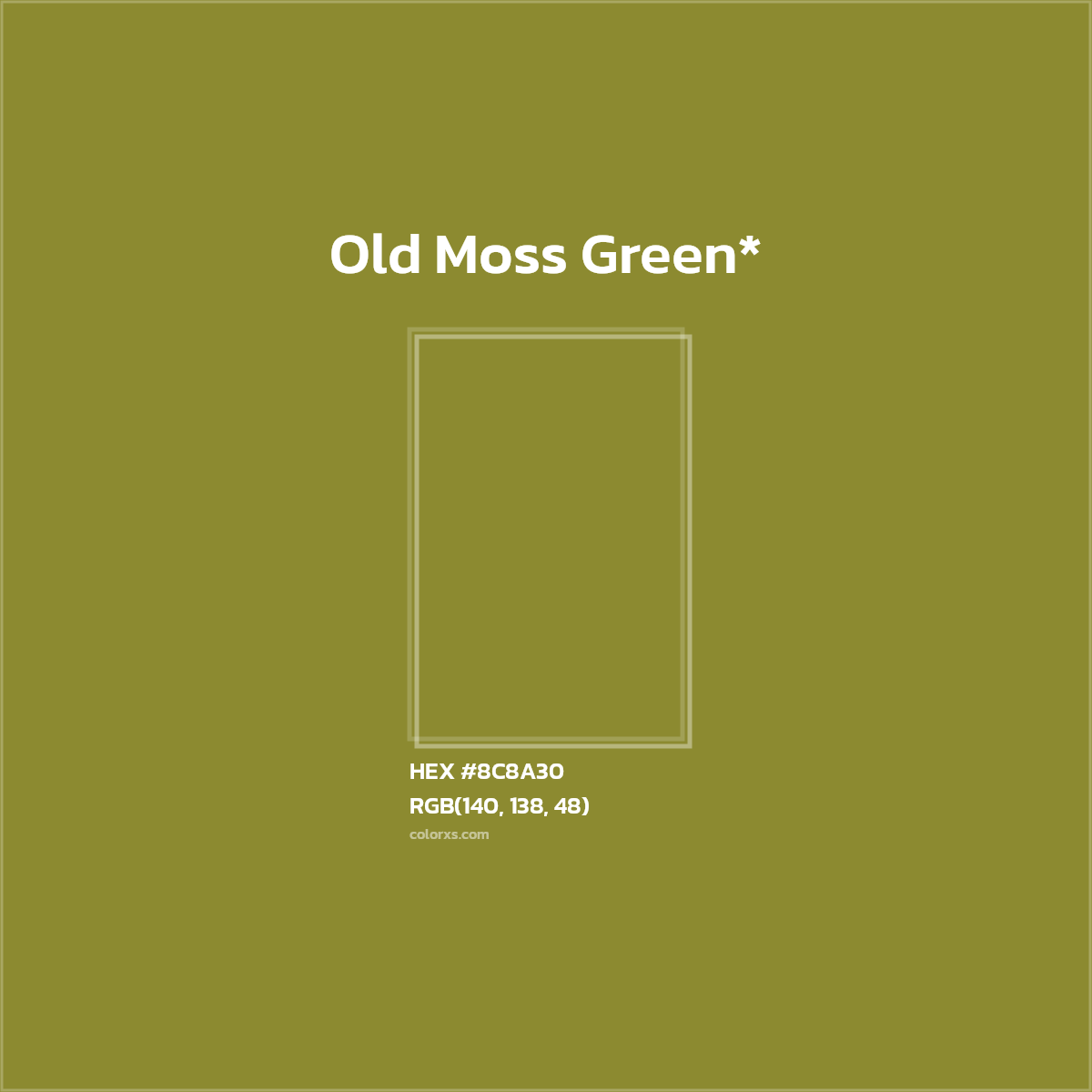 HEX #8C8A30 Color Name, Color Code, Palettes, Similar Paints, Images