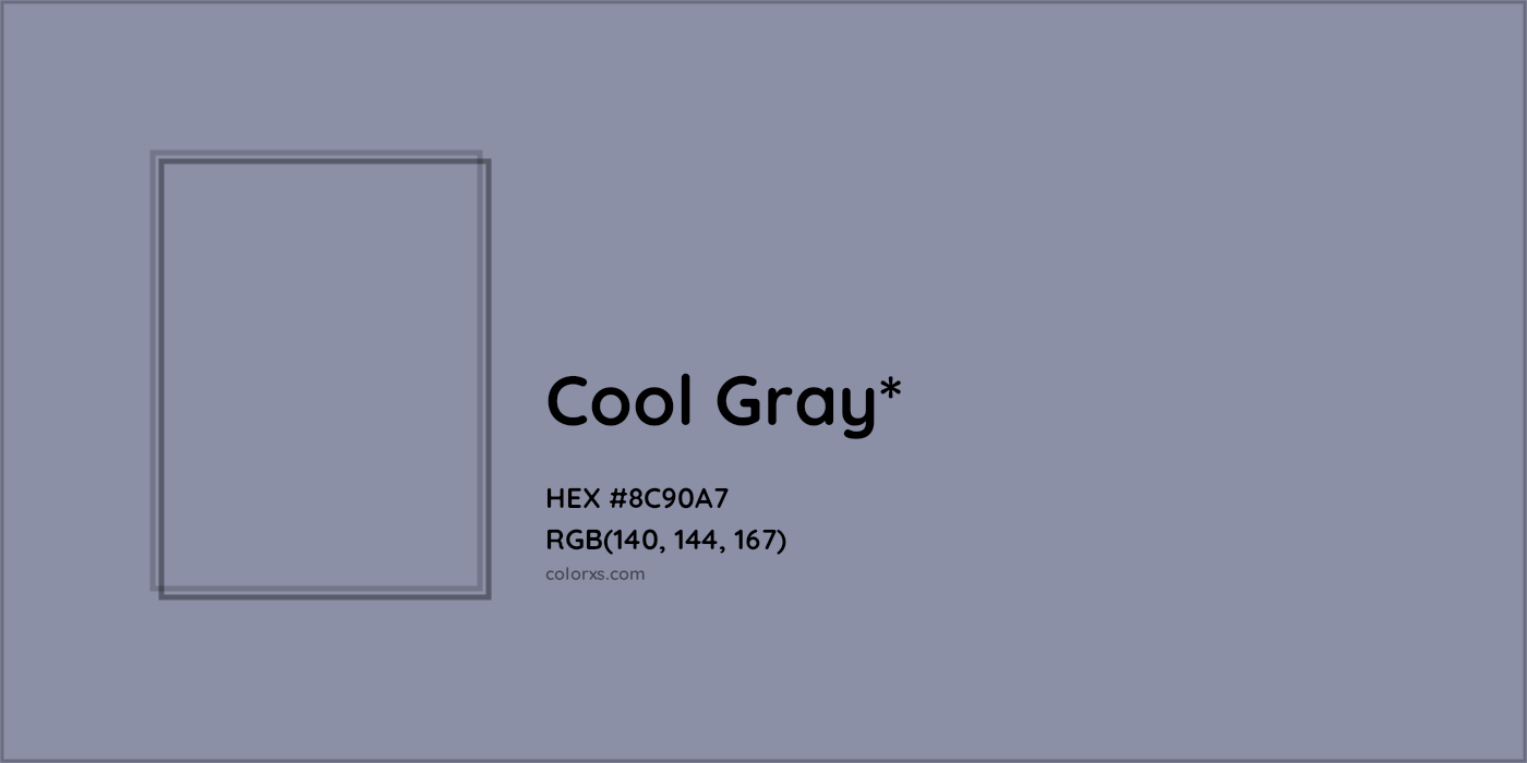 HEX #8C90A7 Color Name, Color Code, Palettes, Similar Paints, Images