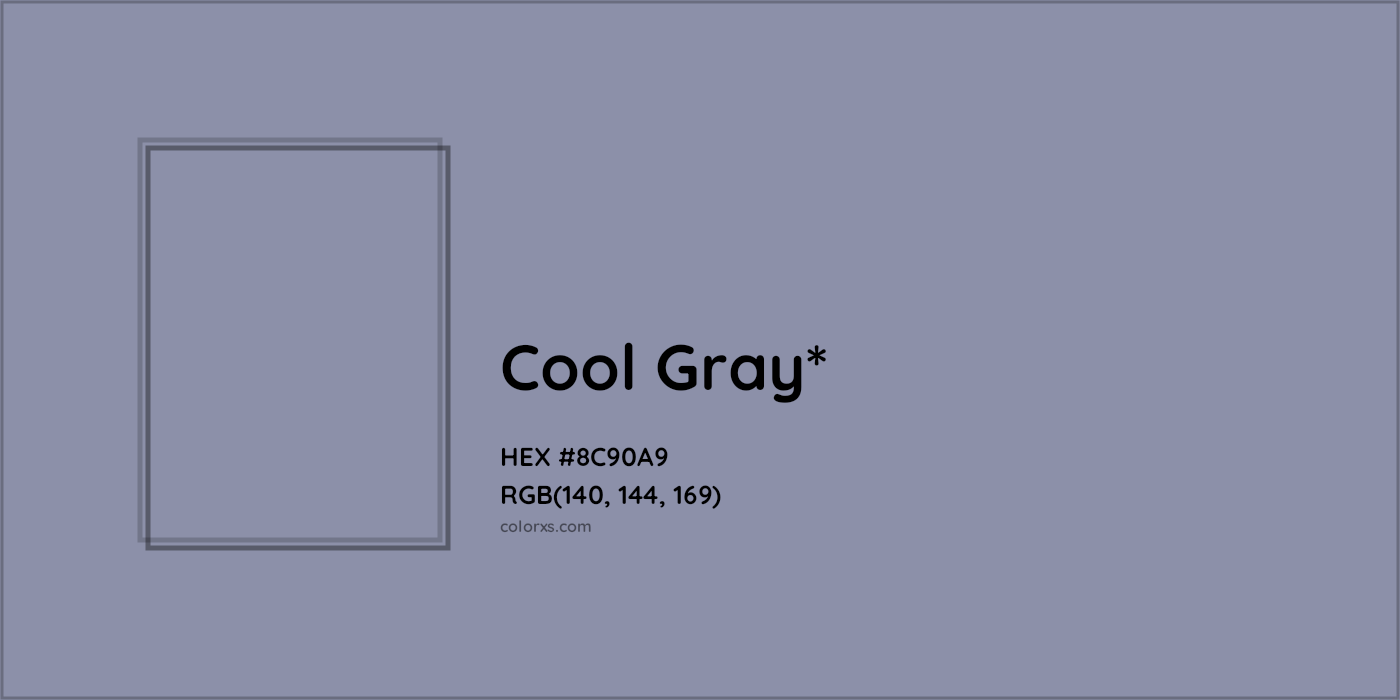 HEX #8C90A9 Color Name, Color Code, Palettes, Similar Paints, Images