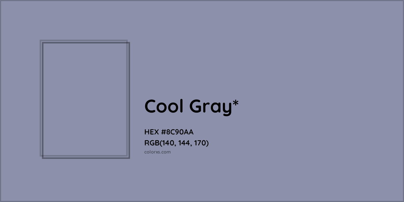HEX #8C90AA Color Name, Color Code, Palettes, Similar Paints, Images