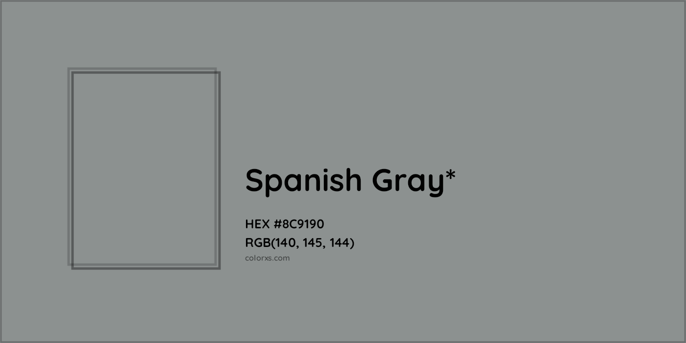 HEX #8C9190 Color Name, Color Code, Palettes, Similar Paints, Images