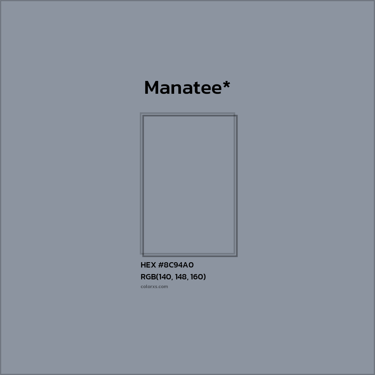 HEX #8C94A0 Color Name, Color Code, Palettes, Similar Paints, Images