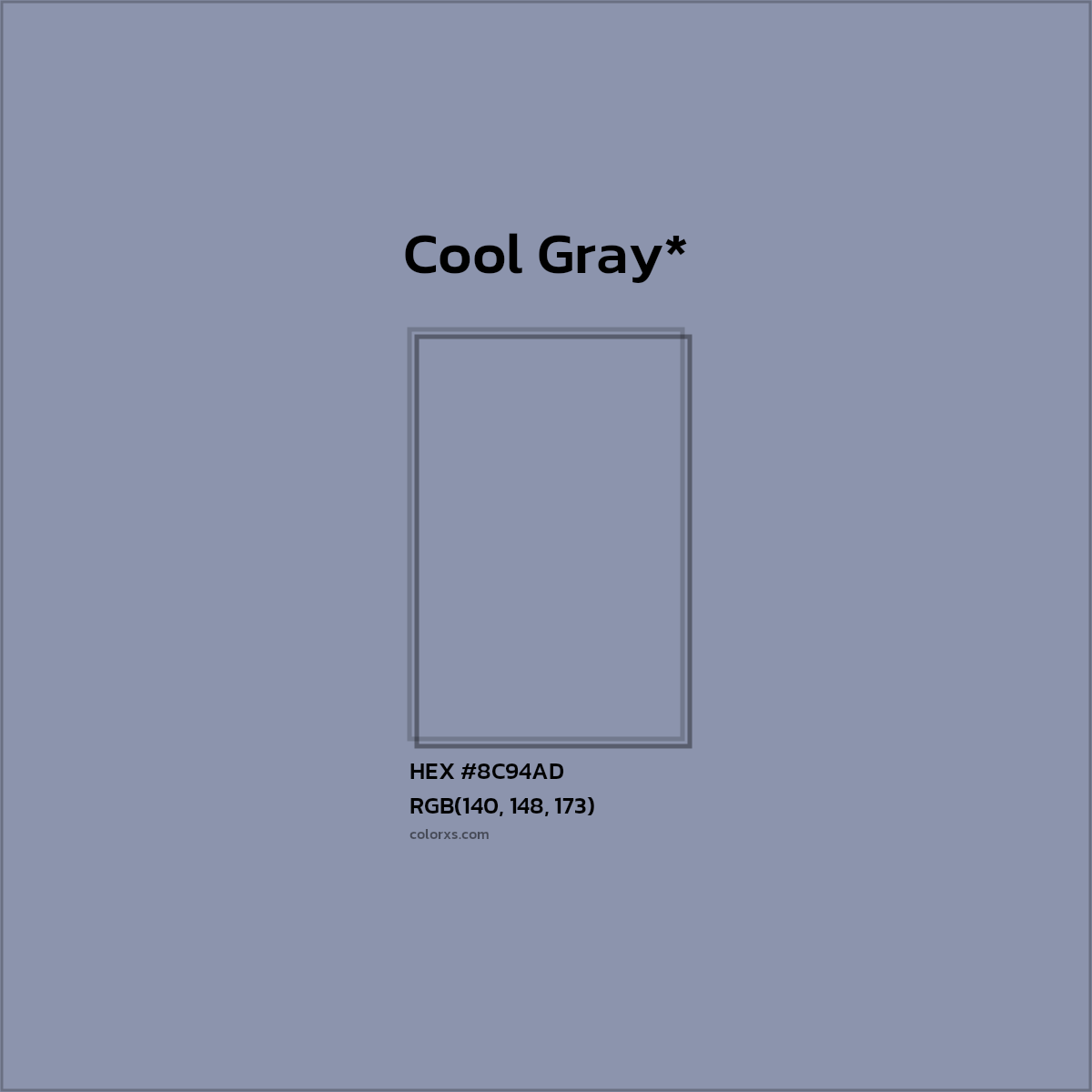 HEX #8C94AD Color Name, Color Code, Palettes, Similar Paints, Images