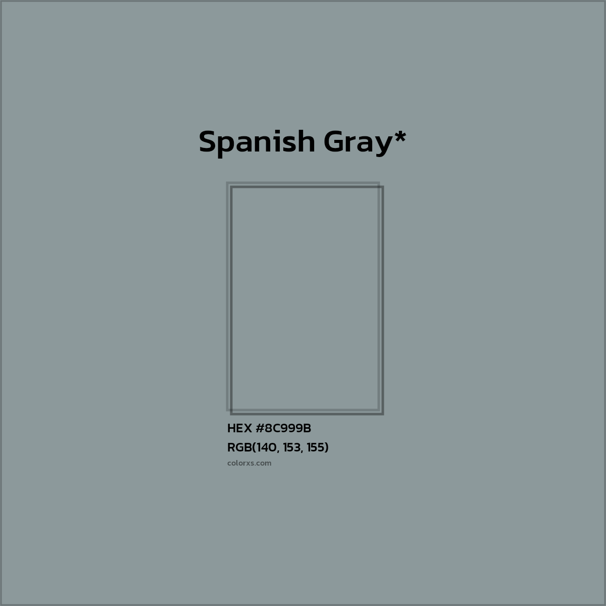 HEX #8C999B Color Name, Color Code, Palettes, Similar Paints, Images