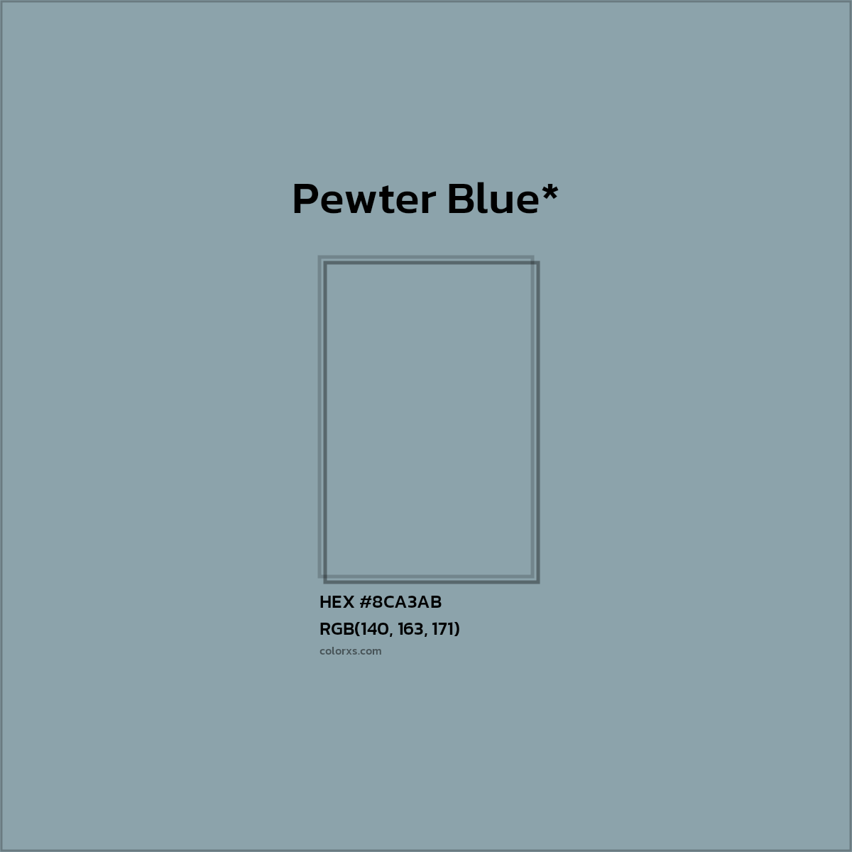 HEX #8CA3AB Color Name, Color Code, Palettes, Similar Paints, Images