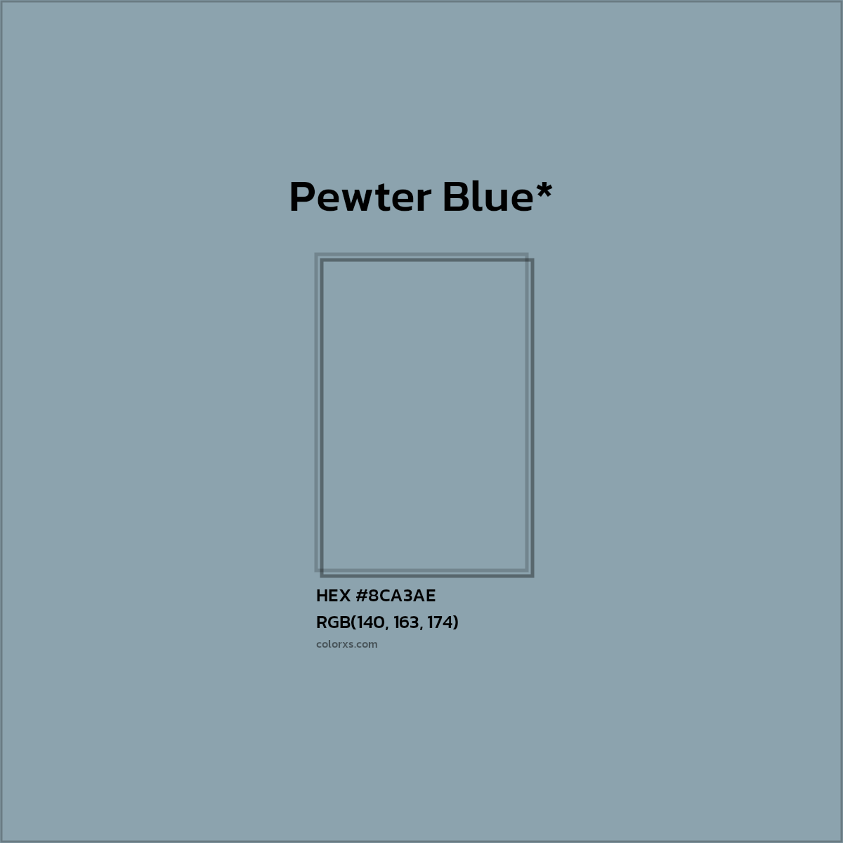 HEX #8CA3AE Color Name, Color Code, Palettes, Similar Paints, Images