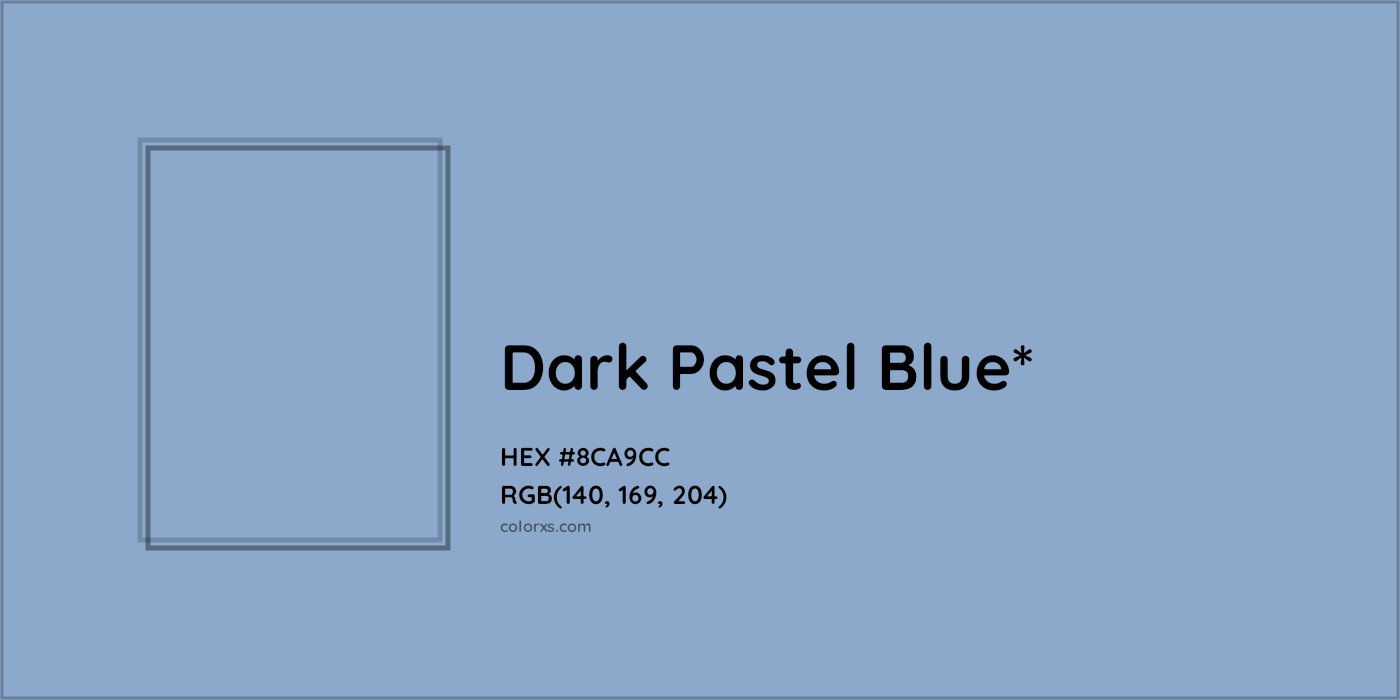 HEX #8CA9CC Color Name, Color Code, Palettes, Similar Paints, Images