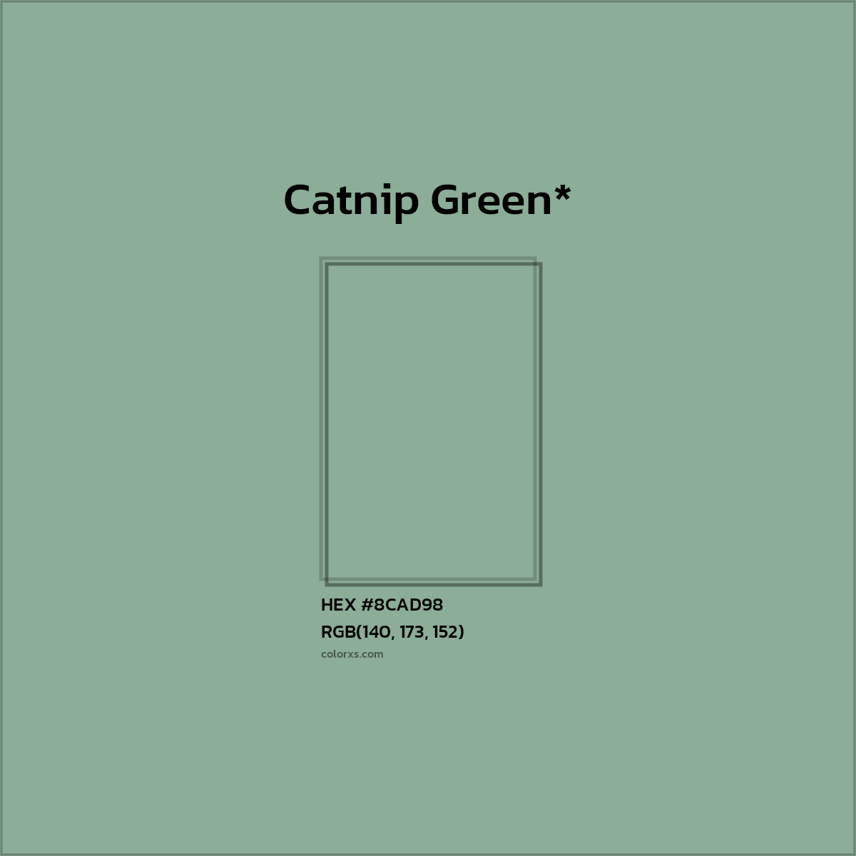 HEX #8CAD98 Color Name, Color Code, Palettes, Similar Paints, Images