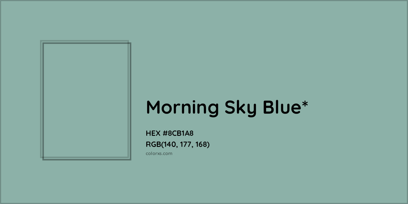 HEX #8CB1A8 Color Name, Color Code, Palettes, Similar Paints, Images