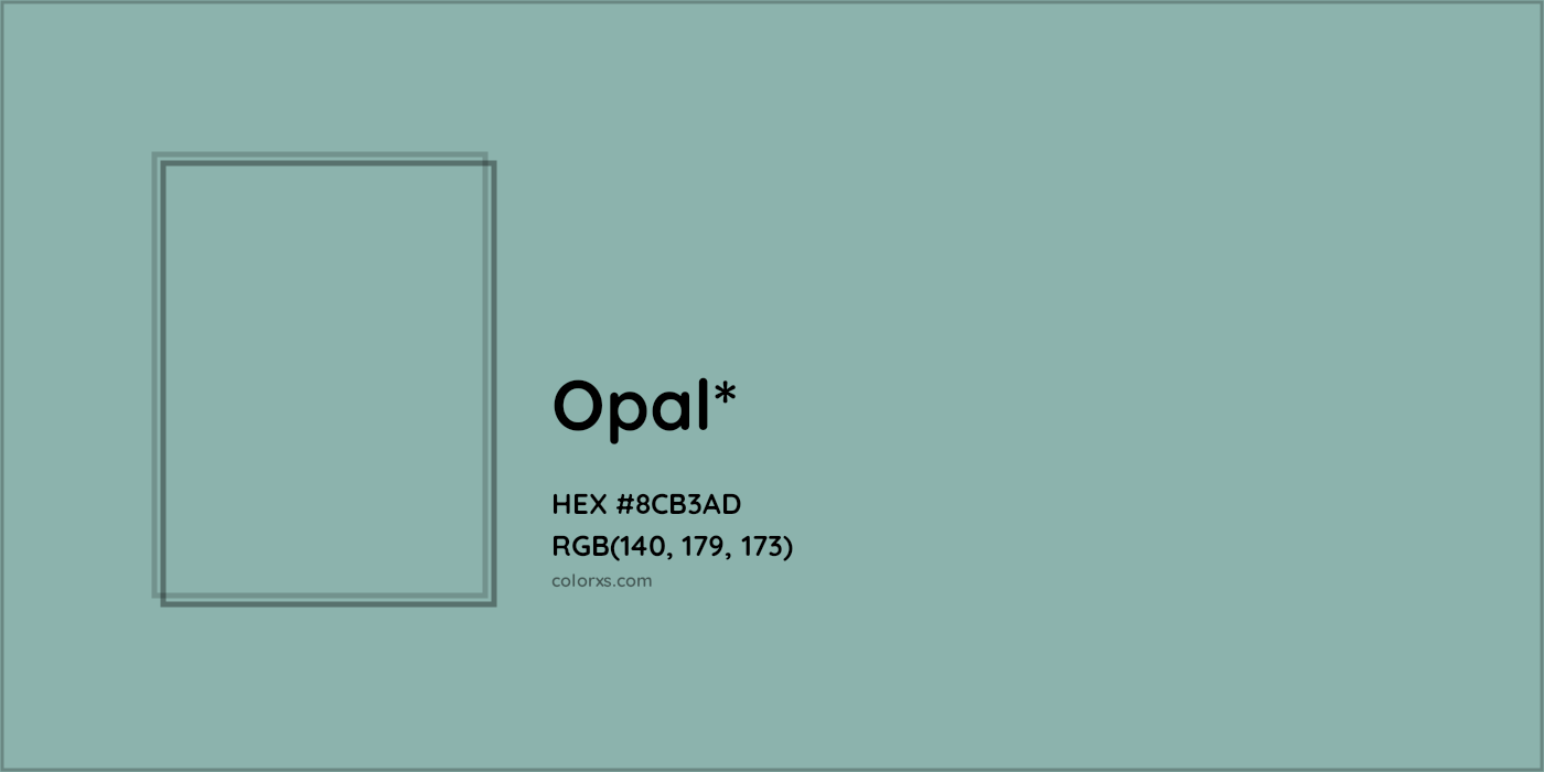 HEX #8CB3AD Color Name, Color Code, Palettes, Similar Paints, Images