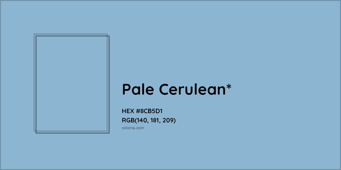 HEX #8CB5D1 Color Name, Color Code, Palettes, Similar Paints, Images