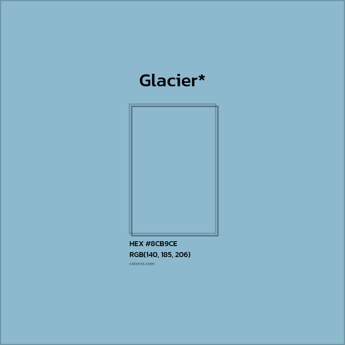 HEX #8CB9CE Color Name, Color Code, Palettes, Similar Paints, Images
