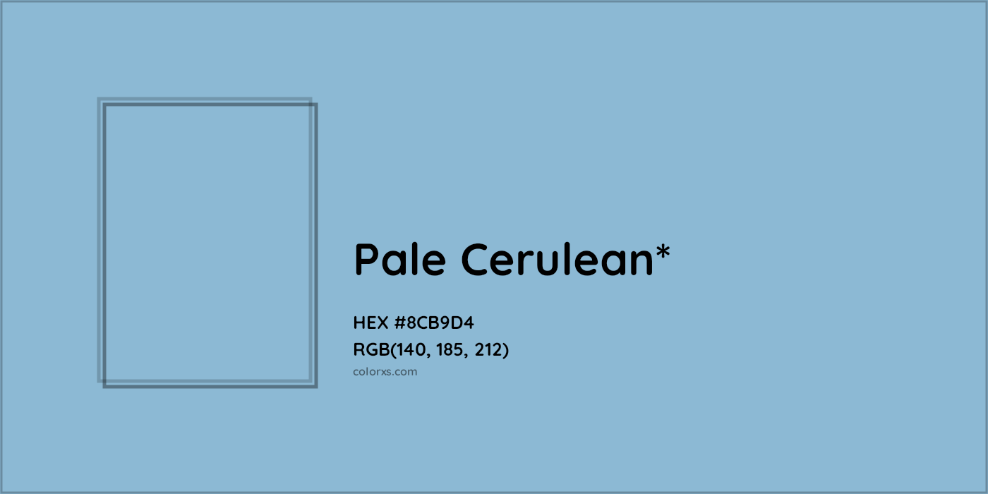 HEX #8CB9D4 Color Name, Color Code, Palettes, Similar Paints, Images
