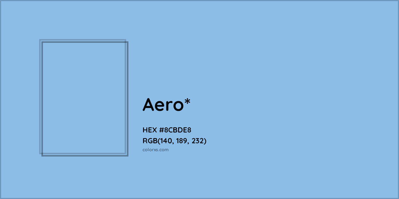 HEX #8CBDE8 Color Name, Color Code, Palettes, Similar Paints, Images