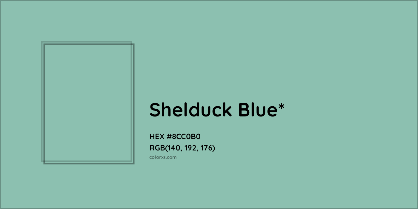 HEX #8CC0B0 Color Name, Color Code, Palettes, Similar Paints, Images