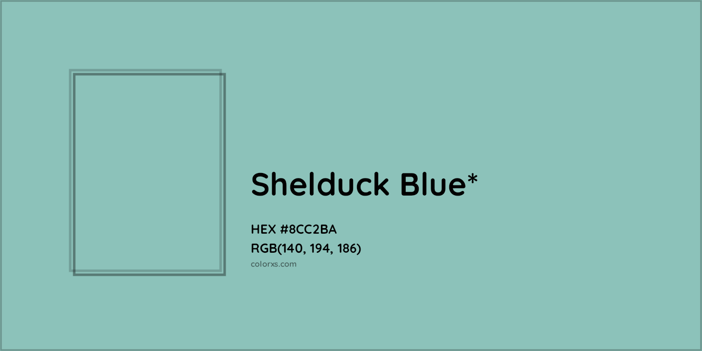 HEX #8CC2BA Color Name, Color Code, Palettes, Similar Paints, Images