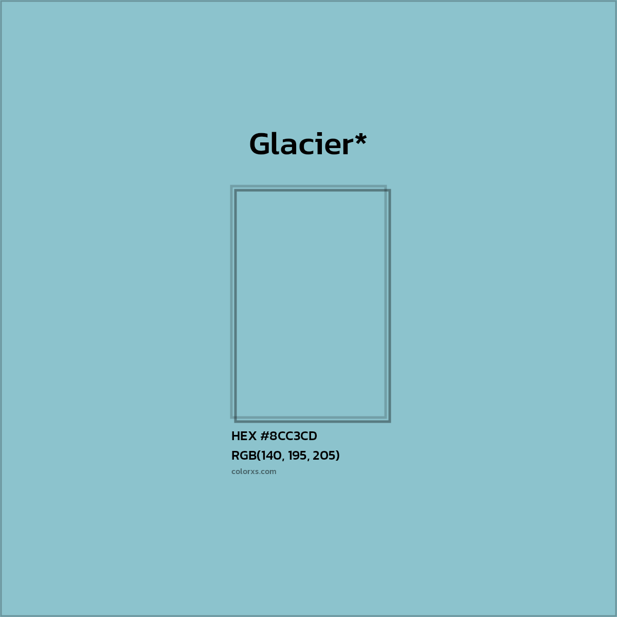 HEX #8CC3CD Color Name, Color Code, Palettes, Similar Paints, Images