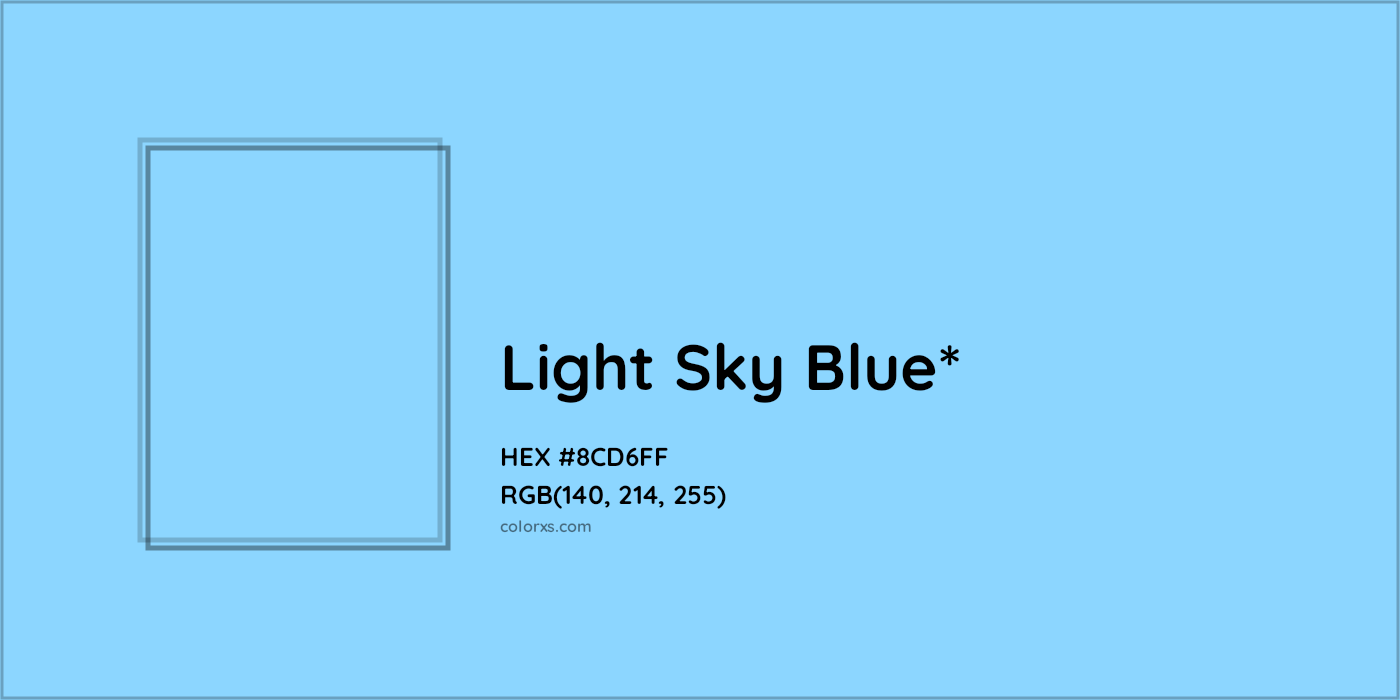 HEX #8CD6FF Color Name, Color Code, Palettes, Similar Paints, Images
