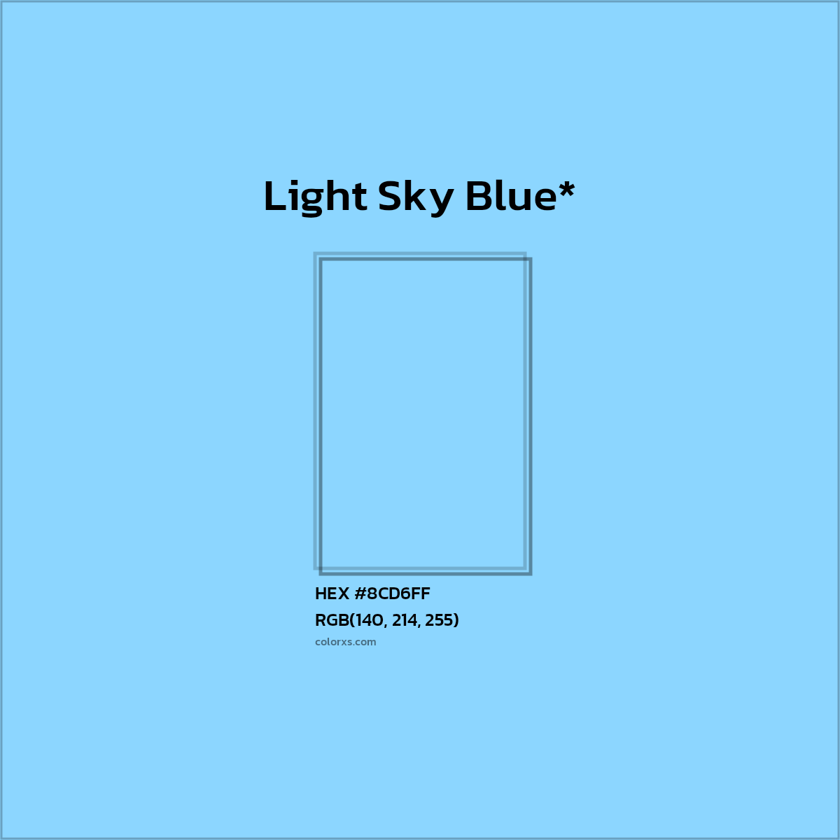 HEX #8CD6FF Color Name, Color Code, Palettes, Similar Paints, Images