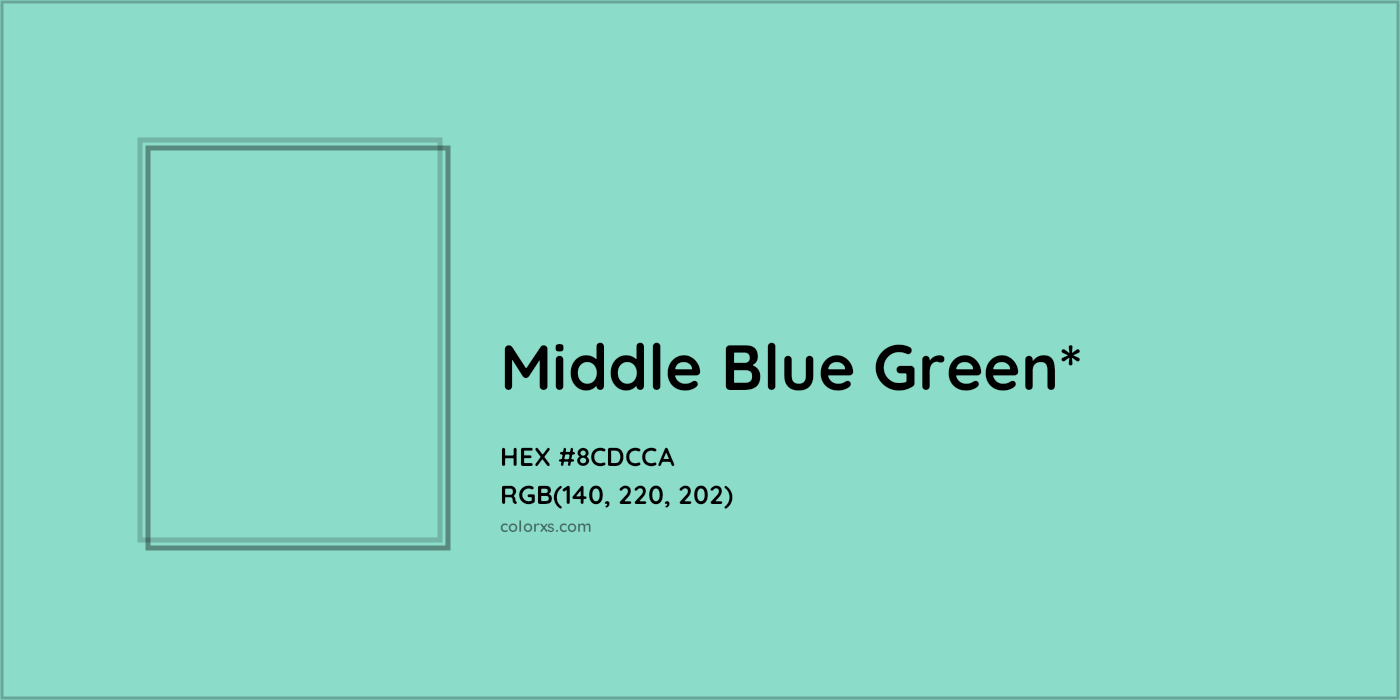 HEX #8CDCCA Color Name, Color Code, Palettes, Similar Paints, Images