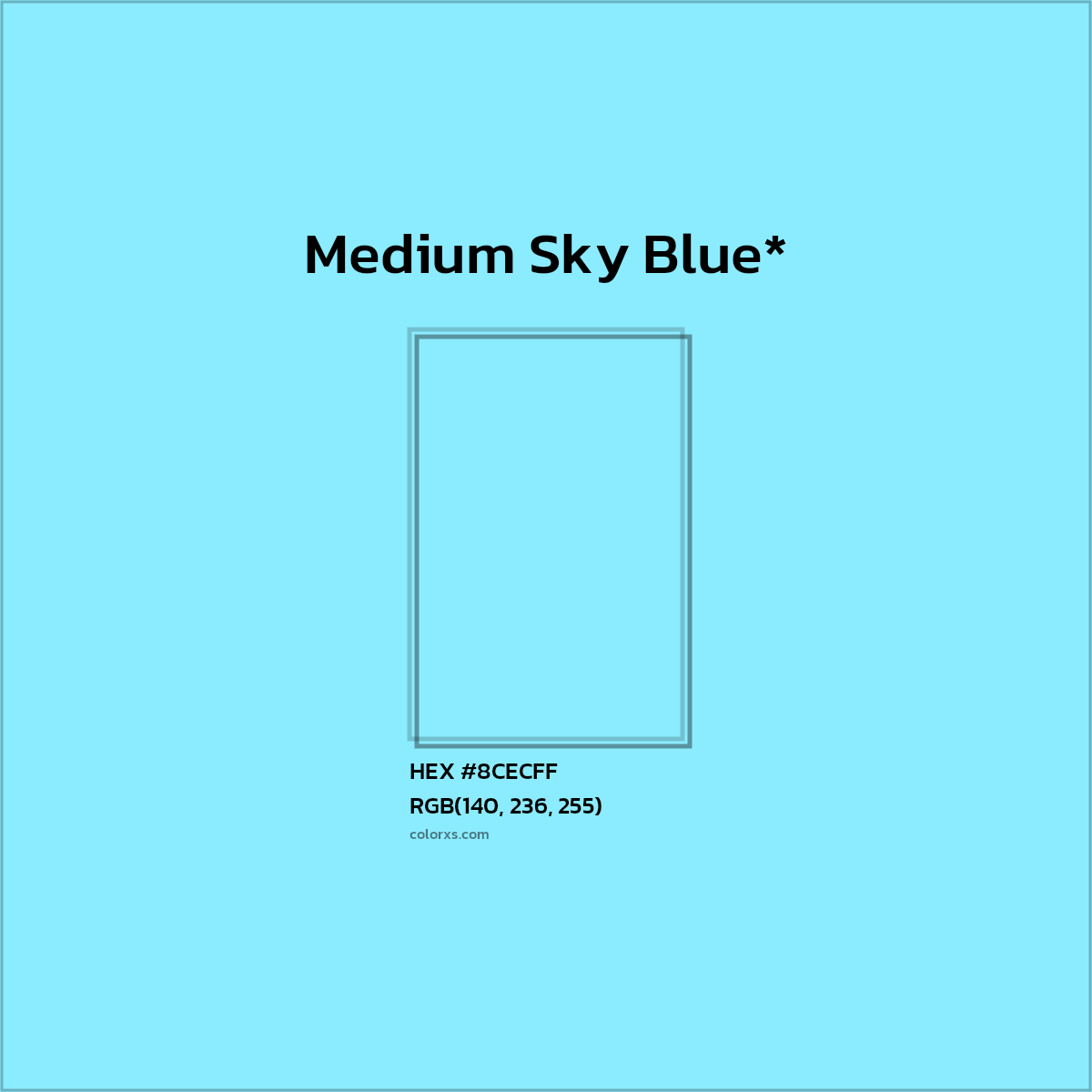 HEX #8CECFF Color Name, Color Code, Palettes, Similar Paints, Images