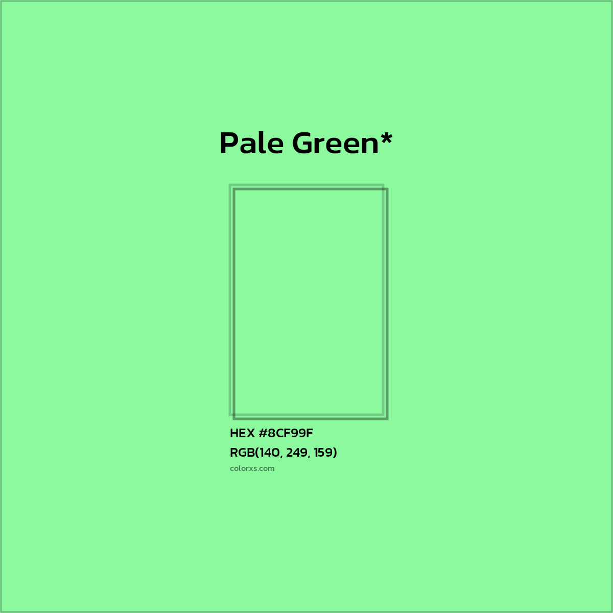 HEX #8CF99F Color Name, Color Code, Palettes, Similar Paints, Images