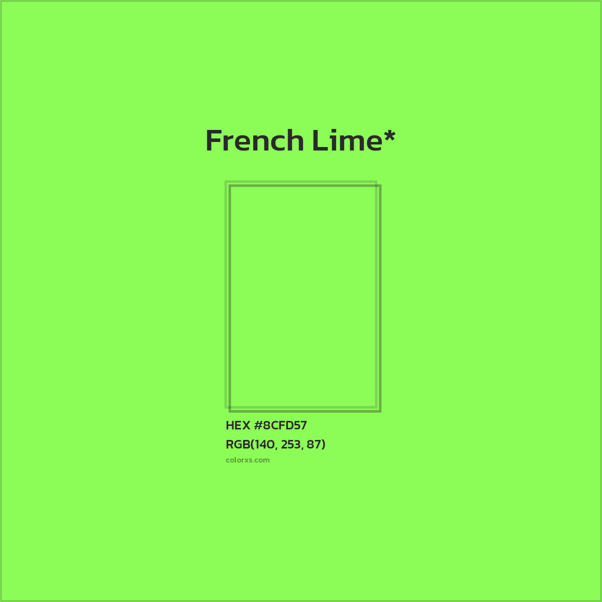 HEX #8CFD57 Color Name, Color Code, Palettes, Similar Paints, Images