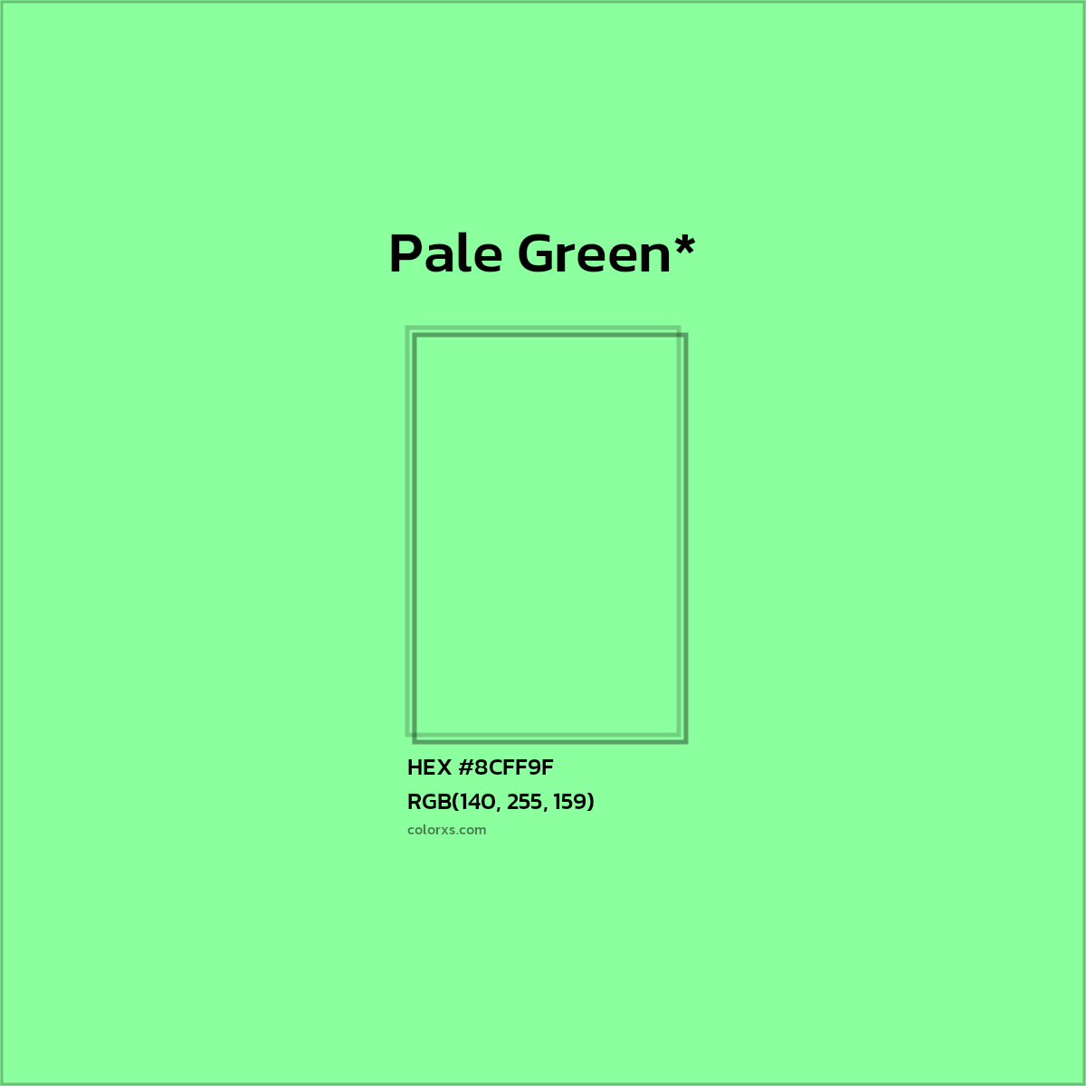 HEX #8CFF9F Color Name, Color Code, Palettes, Similar Paints, Images
