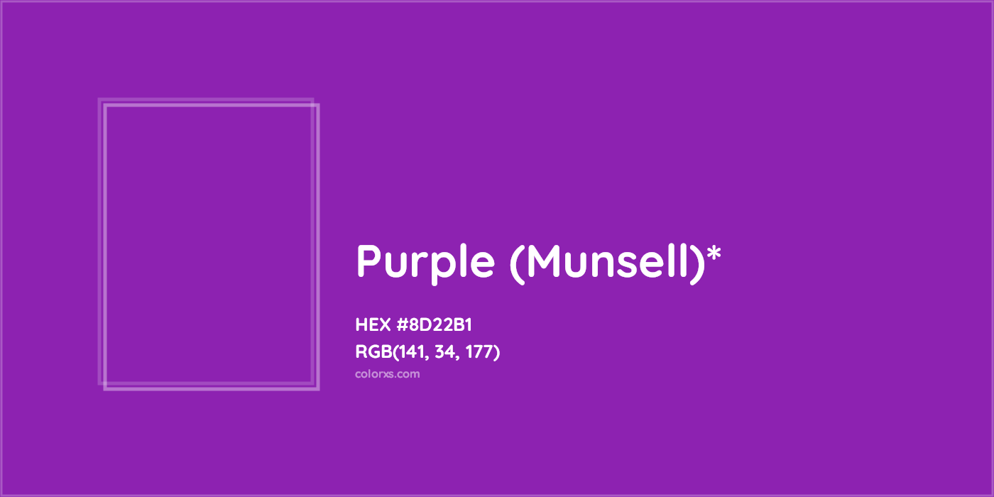 HEX #8D22B1 Color Name, Color Code, Palettes, Similar Paints, Images