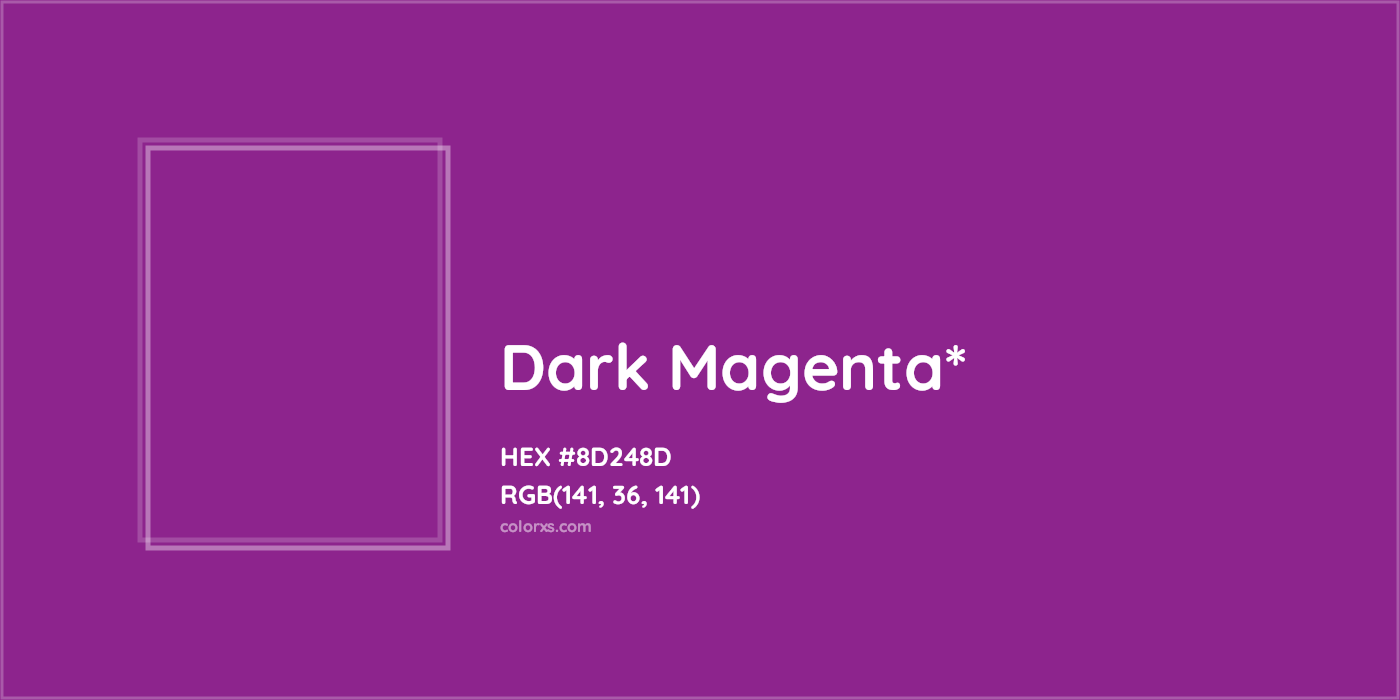 HEX #8D248D Color Name, Color Code, Palettes, Similar Paints, Images