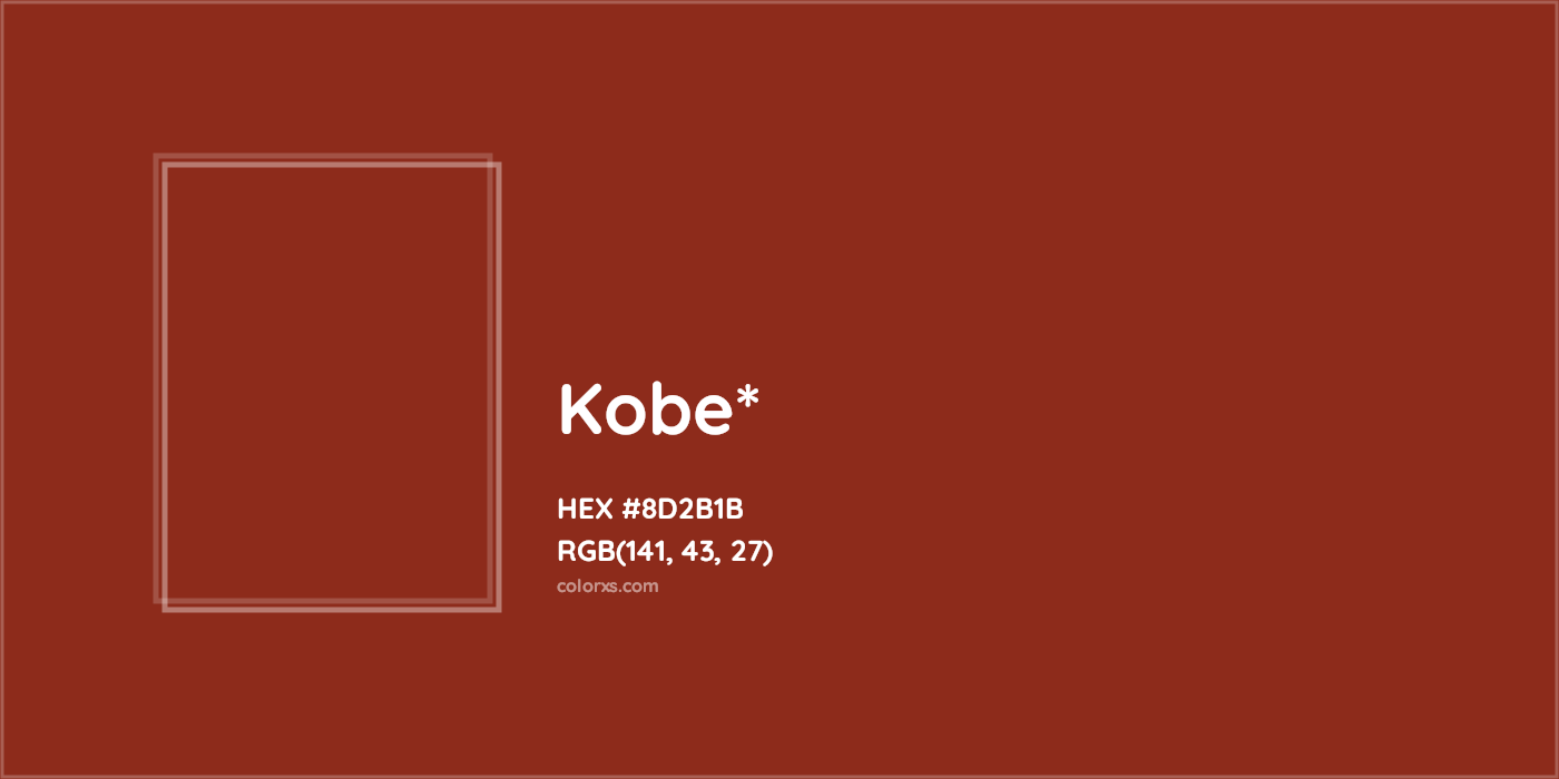 HEX #8D2B1B Color Name, Color Code, Palettes, Similar Paints, Images