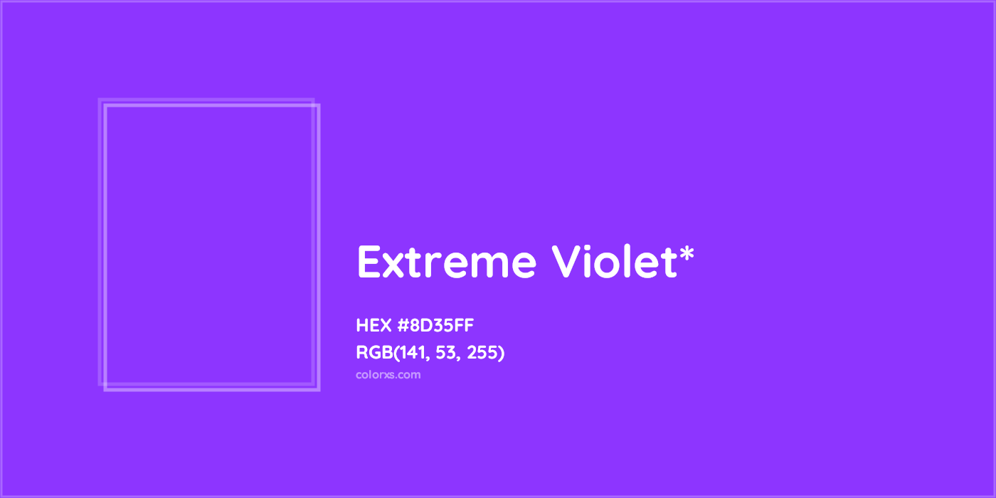 HEX #8D35FF Color Name, Color Code, Palettes, Similar Paints, Images
