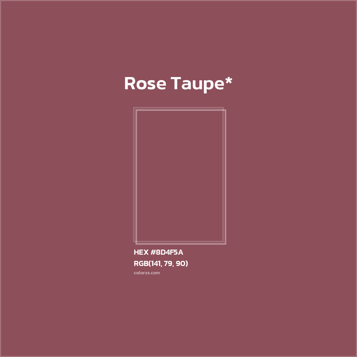 HEX #8D4F5A Color Name, Color Code, Palettes, Similar Paints, Images