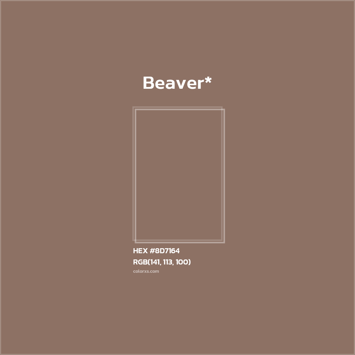 HEX #8D7164 Color Name, Color Code, Palettes, Similar Paints, Images