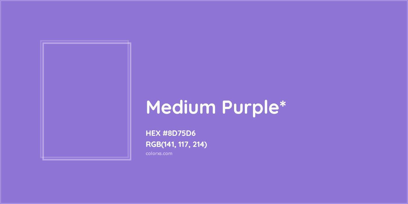 HEX #8D75D6 Color Name, Color Code, Palettes, Similar Paints, Images
