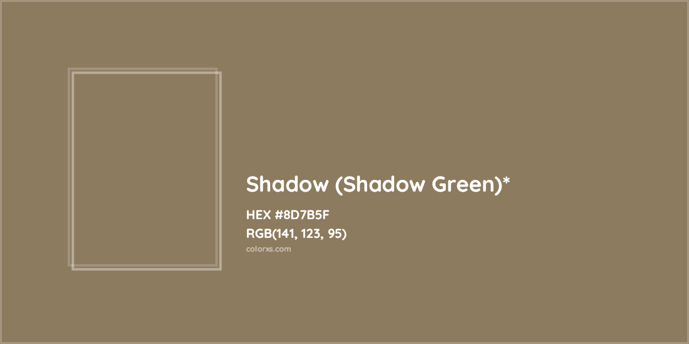 HEX #8D7B5F Color Name, Color Code, Palettes, Similar Paints, Images