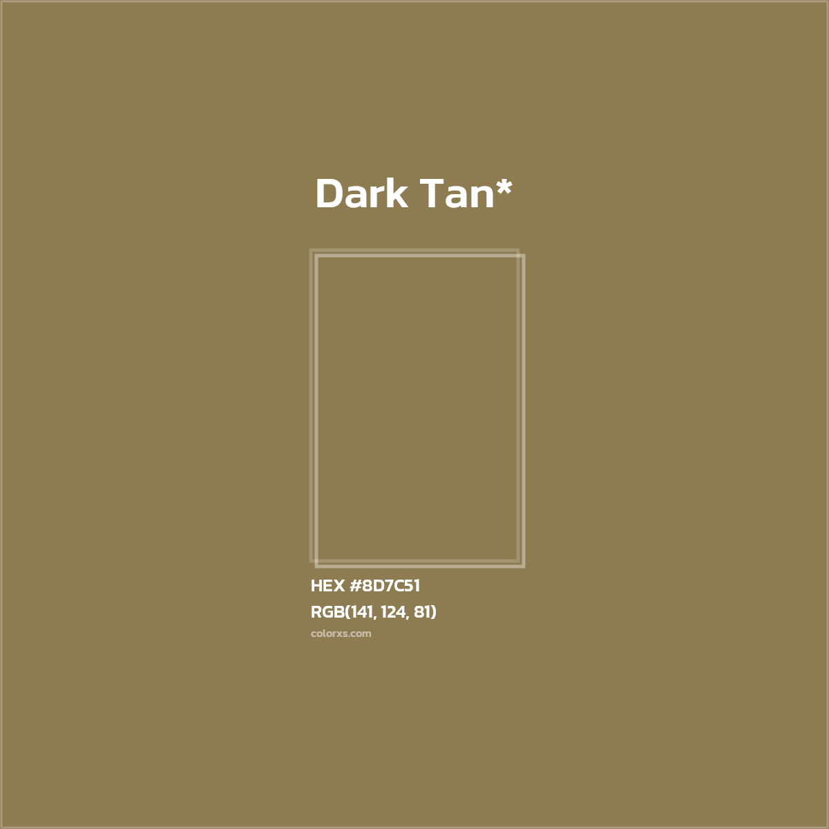 HEX #8D7C51 Color Name, Color Code, Palettes, Similar Paints, Images